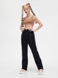Jeans straight con cuciture al rovescio - Nero - CROPP - small1