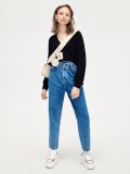 Kardigan zapinany na guziki - czarny - CROPP - small2