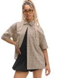 Ruuduline särk - beež - CROPP - small1