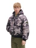 Tepitud bomber-jakk - dark grey - CROPP - small1