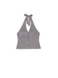 Bluse mit Bindedetail - Grau - CROPP - small2