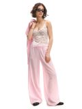 Штани в смужку - пастельний рожевий - CROPP - small2