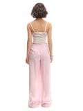 Штани в смужку - пастельний рожевий - CROPP - small3