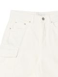 Kremowe bermudy z kieszeniami cargo - kremowy - CROPP - small5