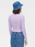 Blusa con orli decorativi - lavanda - CROPP - small3