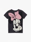 Szary t-shirt z nadrukiem Minnie Mouse - szary - CROPP - small3