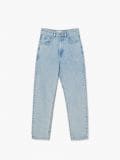 Mom jeans z cyrkoniami - niebieski - CROPP - small4