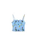 Top na naramnice - bledo modra - CROPP - small5