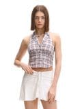 LADIES` TOP - виолетов - CROPP - small1