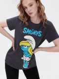 Tricou The Smurfs - gri-închis - CROPP - small1