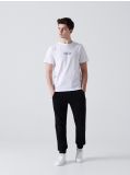 T-Shirt mit Aufdruck am Rücken - Weiß - CROPP - small3