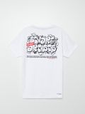 T-Shirt mit Aufdruck am Rücken - Weiß - CROPP - small5