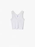 Top mit Spitze - Weiß - CROPP - small4