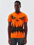 Koszulka z motywem Halloween - pomarańczowy - CROPP - small2
