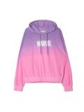 Dwukolorowa bluza z kapturem Marvel - fioletowy - CROPP - small1