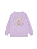 Fioletowa bluza z nadrukiem - fioletowy - CROPP - small6