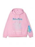 Hoodie Rick and Morty - Pink - CROPP - small1