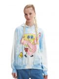 Niebieska bluza z kapturem SpongeBob - niebieski - CROPP - small3