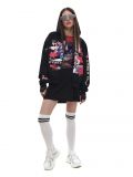 Rozpinana bluza z kapturem i motywem mangi - czarny - CROPP - small1