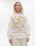 Bluza oversize z nadrukiem - kremowy - CROPP - small2