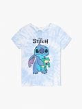 Koszulka oversize tie-dye Lilo & Stitch - błękitny - CROPP - small3