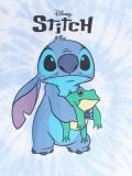 Koszulka oversize tie-dye Lilo & Stitch - błękitny - CROPP - small4