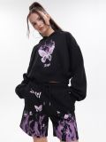 Oversize kapucnis pulcsi - fekete - CROPP - small3