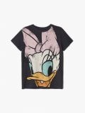 Tričko Daisy Duck - tmavě šedá - CROPP - small3