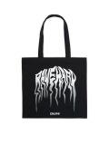 Czarna torba shopper z napisem - czarny - CROPP - small1