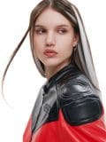Kurtka biker z panelami - czarny - CROPP - small3