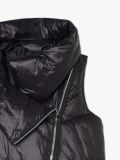 Czarna kamizelka puffer z kapturem - czarny - CROPP - small2