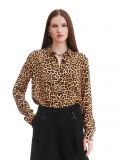 Koszula w panterkę - kremowy - CROPP - small3