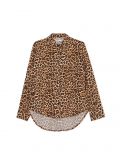 Koszula w panterkę - kremowy - CROPP - small2