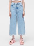 Culotte-Jeans mit ausgefranstem Saum - Blau - CROPP - small2