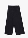Culotte-Jeans unversäubertem Saum, schwarz - Schwarz - CROPP - small3