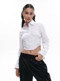 Biała koszula crop - biały - CROPP - small8