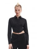 Czarna koszula crop - czarny - CROPP - small3