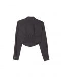 Czarna koszula crop - czarny - CROPP - small5