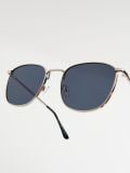 Okulary przeciwsłoneczne w metalowych oprawkach - czarny - CROPP - small2