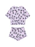 Pijama din două piese - lavand - CROPP - small3