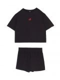 Pijama din două piese - negru - CROPP - small3