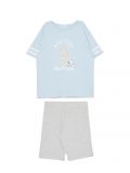 Dwuczęściowa piżama ze Snoopym - błękitny - CROPP - small2