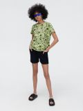 T-shirt con motivi orientali - verde-giallo - CROPP - small1