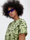 T-shirt con motivi orientali - verde-giallo - CROPP - small2