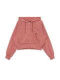 Gładka rozpinana bluza z kapturem - różowy - CROPP - small4