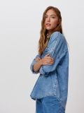Jeansowa koszula oversize - niebieski - CROPP - small1