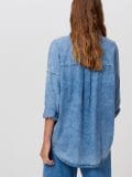Jeansowa koszula oversize - niebieski - CROPP - small3