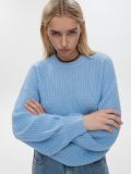 Błękitny sweter - błękitny - CROPP - small3