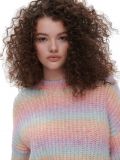 Kolorowy sweter w paski - wielobarwny - CROPP - small2