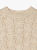 Beżowy ażurowy sweter - beżowy - CROPP - small5